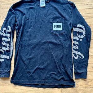 Victoria’s Secret Pink sequin logo shirt